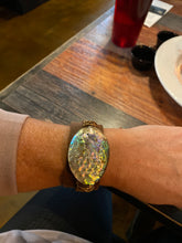 Load image into Gallery viewer, Leather Cuff Abalone Bracelet
